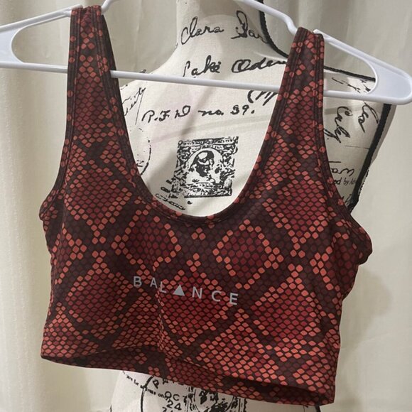 BALANCE ATLETICA PUSH UP SPORT BRA SIZE X-SMALL SPORTY CHIC GYM YOGA - Picture 5 of 9